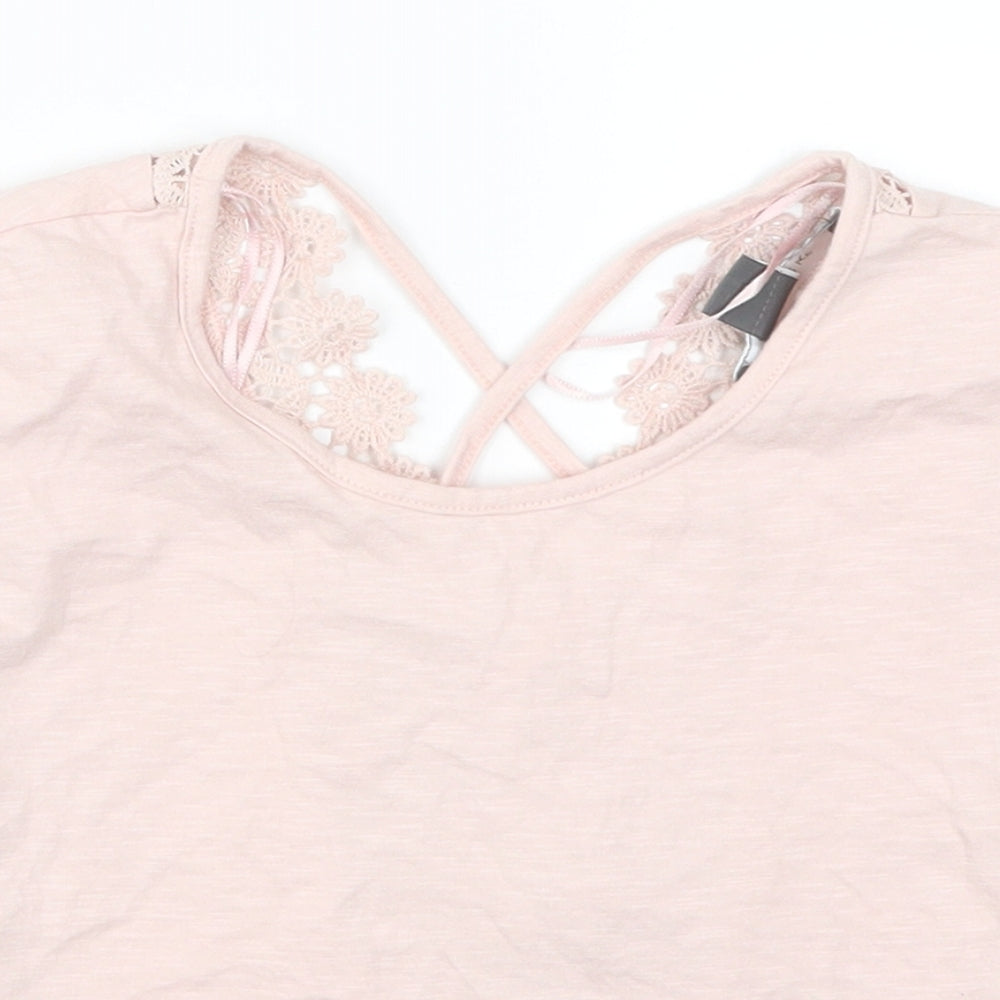 Primark Womens Pink   Basic T-Shirt Size 6