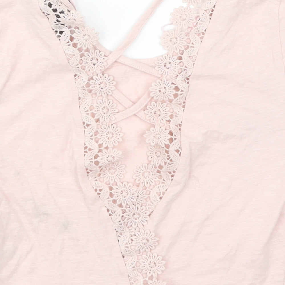 Primark Womens Pink   Basic T-Shirt Size 6