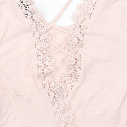 Primark Womens Pink   Basic T-Shirt Size 6