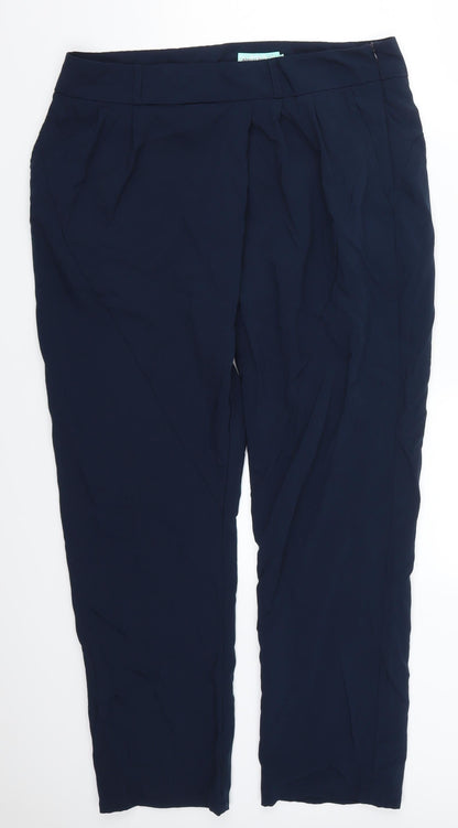 Almost Famous Womens Blue   Trousers  Size 16 L27 in
