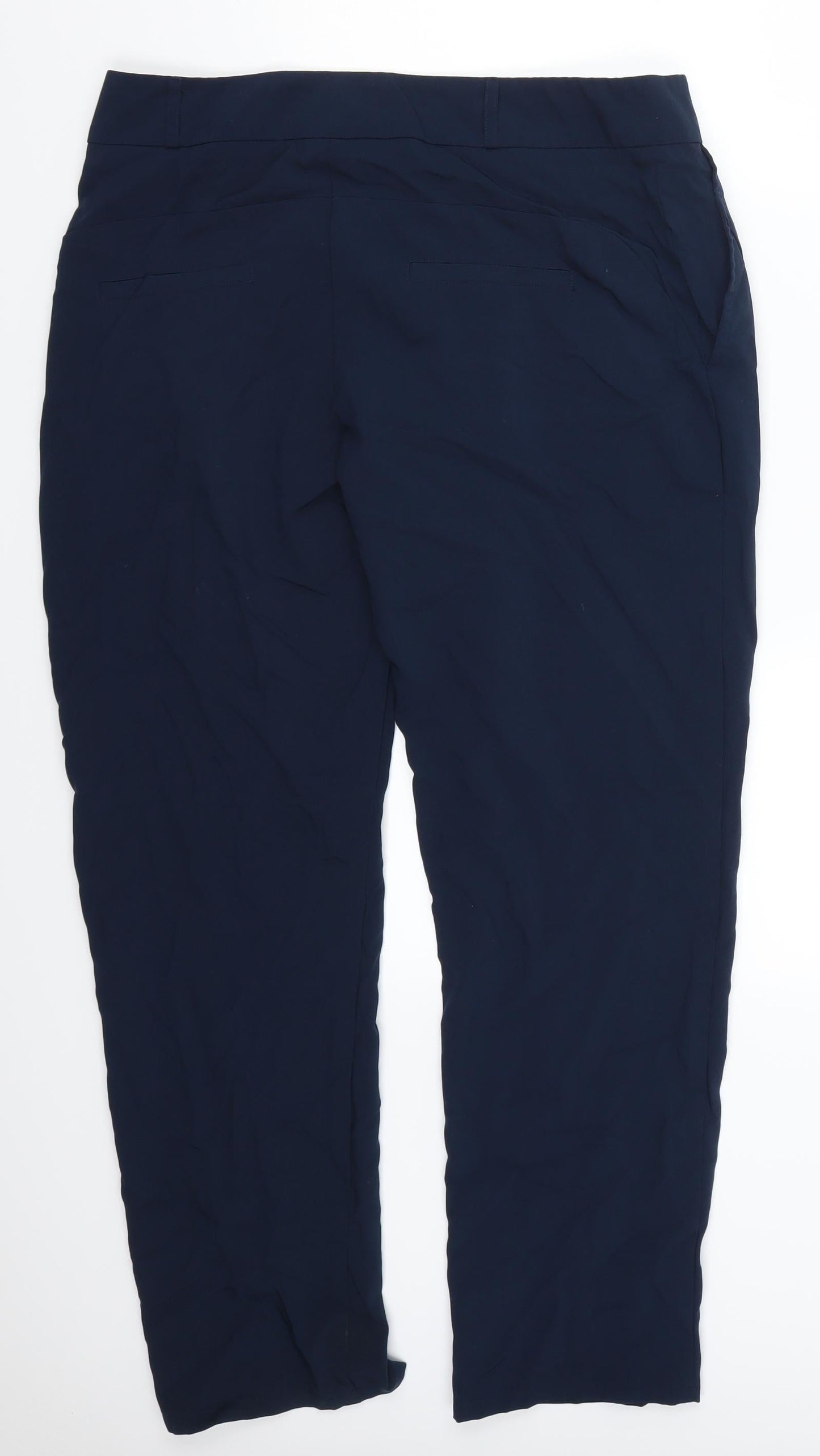 Almost Famous Womens Blue   Trousers  Size 16 L27 in
