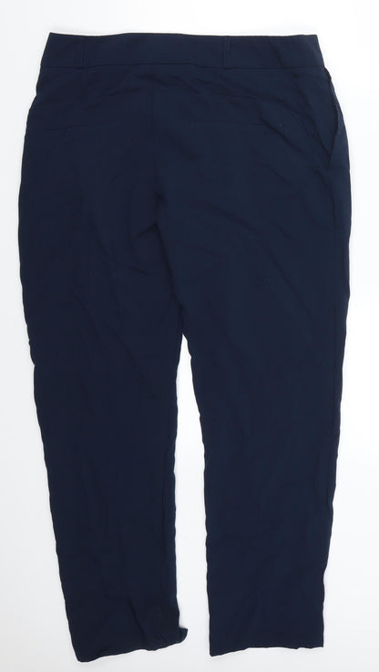 Almost Famous Womens Blue   Trousers  Size 16 L27 in