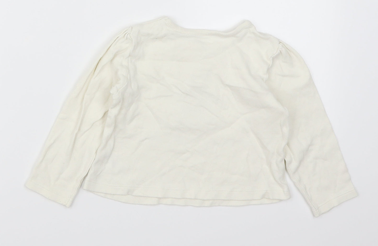 George Baby White   Basic T-Shirt Size 18-24 Months  - Mommy's Little Star