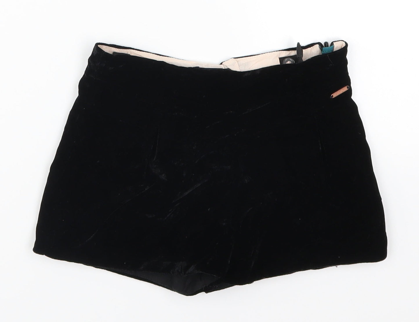 Marks and Spencer Girls Black   Mom Shorts Size 5-6 Years