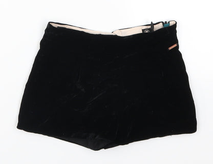 Marks and Spencer Girls Black   Mom Shorts Size 5-6 Years
