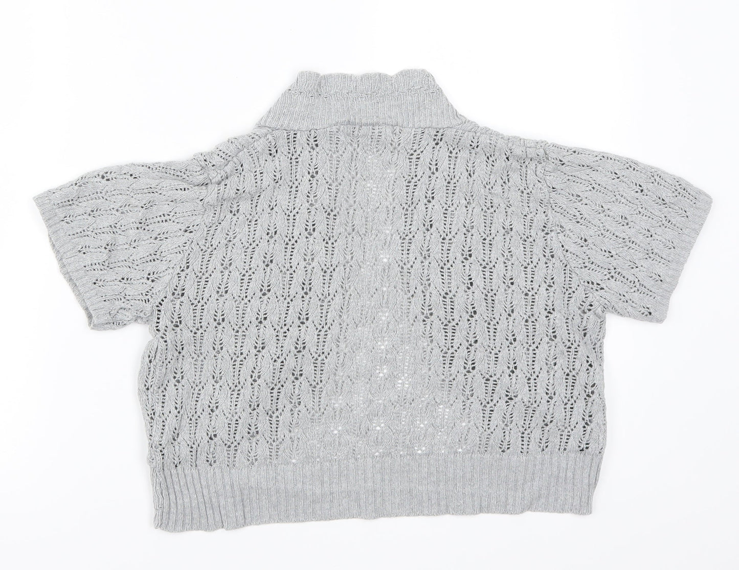 Preworn Womens Grey   Cardigan Jumper Size M