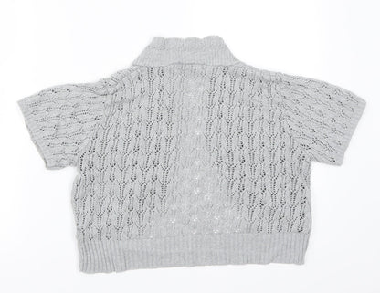 Preworn Womens Grey   Cardigan Jumper Size M