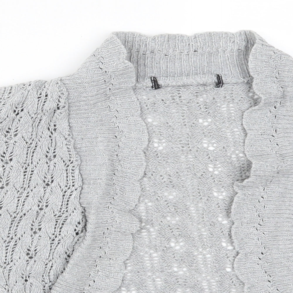 Preworn Womens Grey   Cardigan Jumper Size M