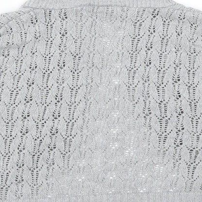 Preworn Womens Grey   Cardigan Jumper Size M