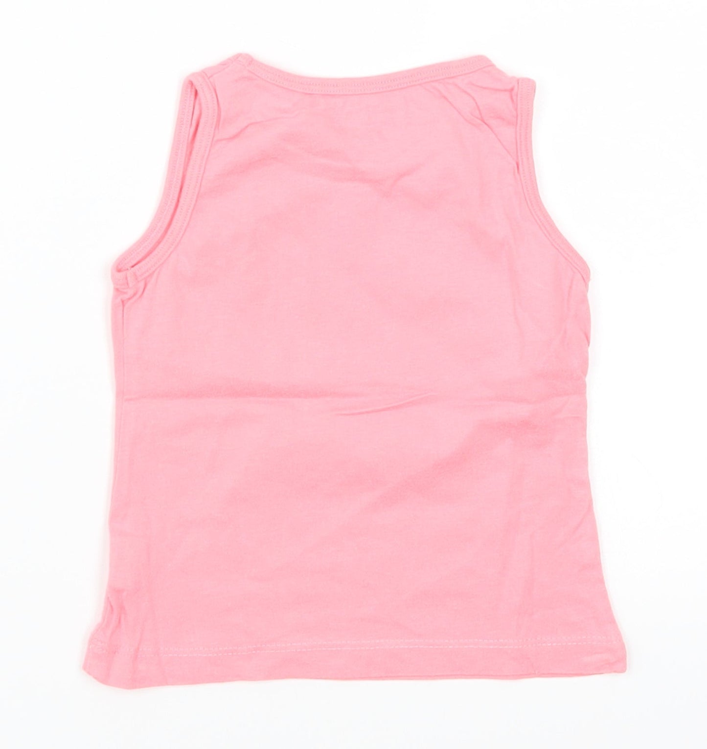 Girl2Girl Girls Pink   Basic Tank Size 2-3 Years  - 100% Gorgeous