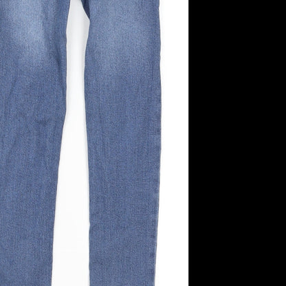Denim Co Girls Blue  Denim Jegging Jeans Size 9-10 Years - Distressed Look