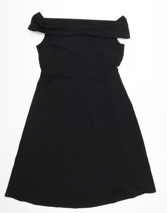 H&M Womens Black   A-Line  Size L