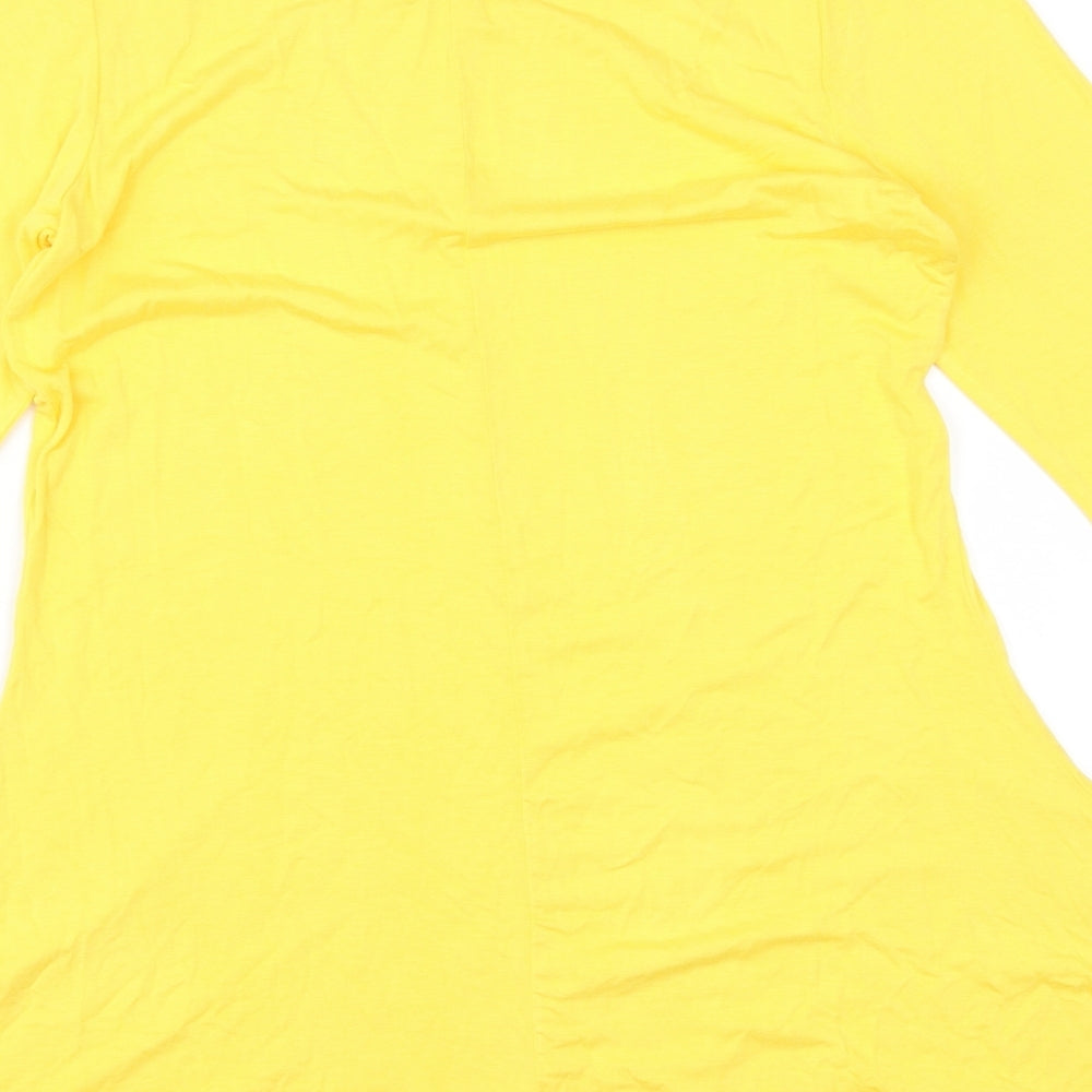 Anthony Studio Womens Yellow  Rayon T-Shirt Dress  Size S