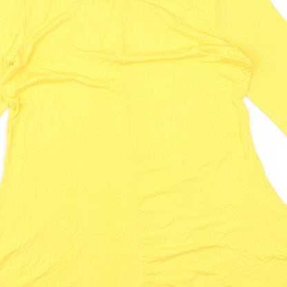 Anthony Studio Womens Yellow  Rayon T-Shirt Dress  Size S