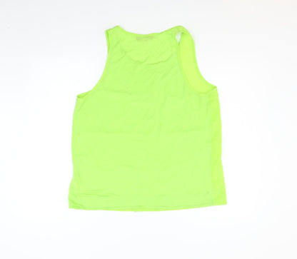 Womens UK Size XL French Connection Green Basic Tank