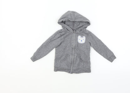 Lamaze Boys Grey   Full Zip Jumper Size 6-9 Months