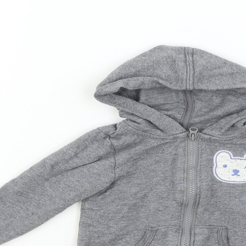 Lamaze Boys Grey   Full Zip Jumper Size 6-9 Months