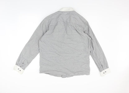 F&F Mens Grey    Button-Up Size 16