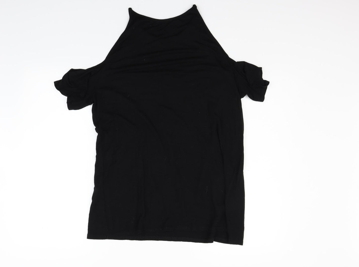 Boohoo Womens Black   Basic Blouse Size 16