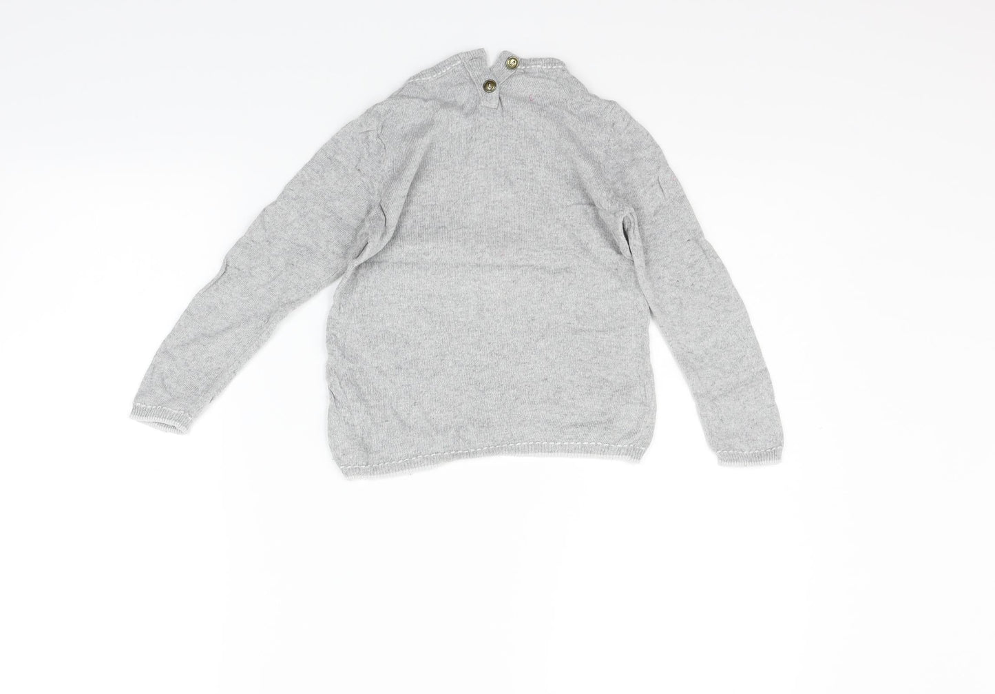 Indigo Girls Grey   Cardigan Jumper Size 4-5 Years  - Bird