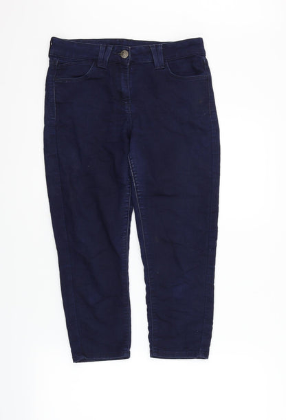Womens UK Size 10 Marks and Spencer Regular Fit Straight Blue Jeans