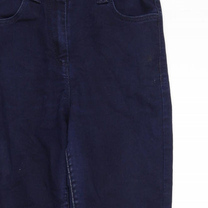 Womens UK Size 10 Marks and Spencer Regular Fit Straight Blue Jeans