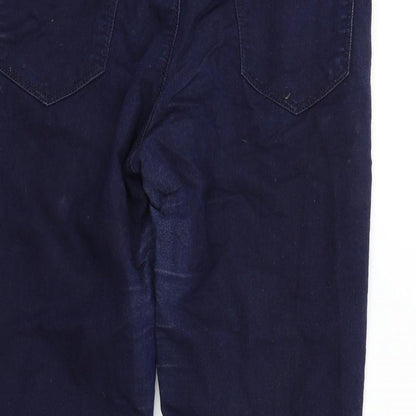 Womens UK Size 10 Marks and Spencer Regular Fit Straight Blue Jeans
