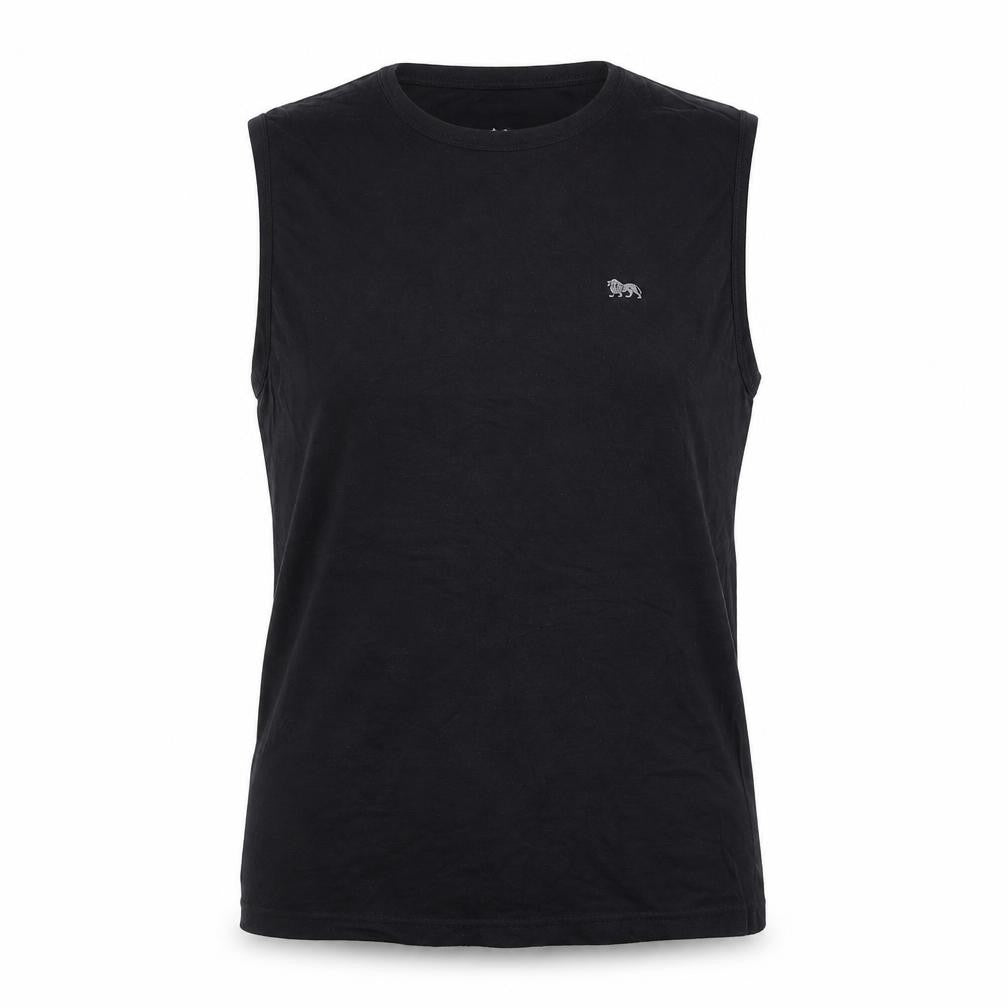 Womens UK Size L Lonsdale Black Basic Tank