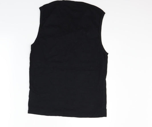 Lonsdale Womens Black   Basic Tank Size L