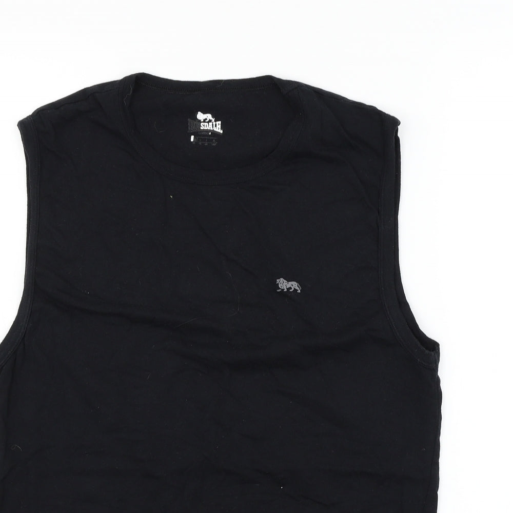 Lonsdale Womens Black   Basic Tank Size L