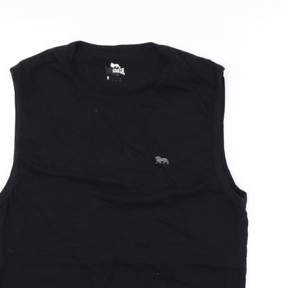 Lonsdale Womens Black   Basic Tank Size L