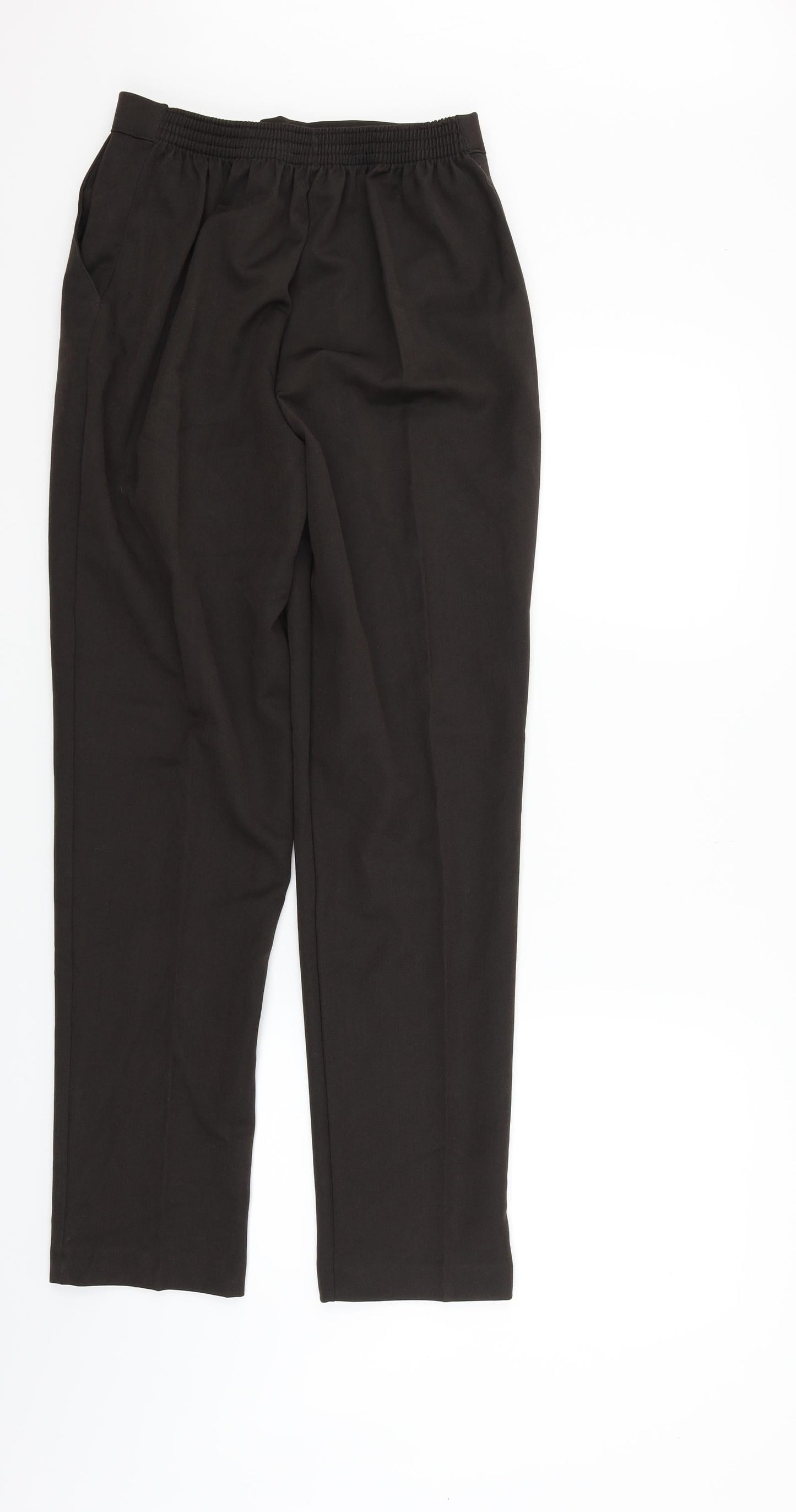 Womens UK Size 12 Preworn Regular Fit Sweatpants Brown Trousers