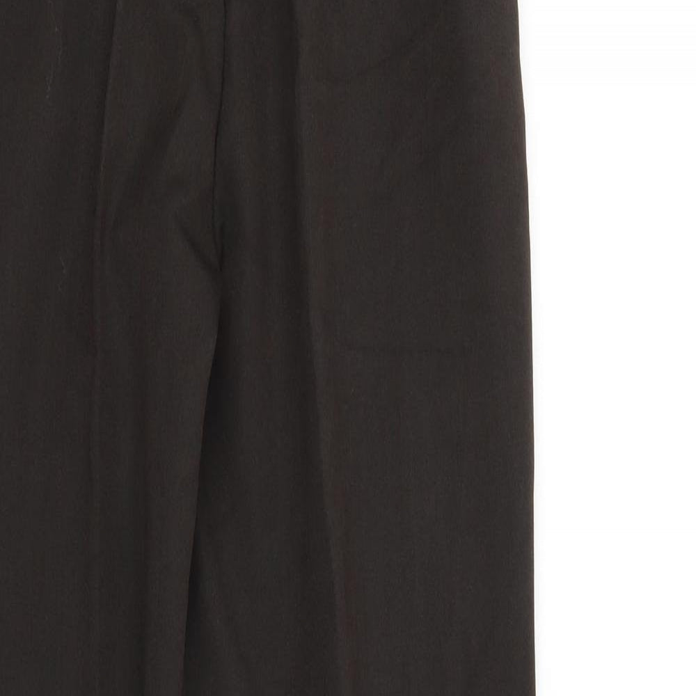 Womens UK Size 12 Preworn Regular Fit Sweatpants Brown Trousers