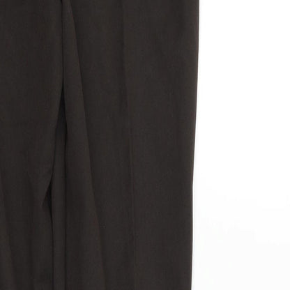Womens UK Size 12 Preworn Regular Fit Sweatpants Brown Trousers