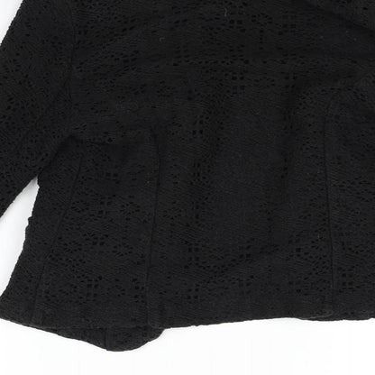 New Look Womens Black   Cape Jumper Size 10