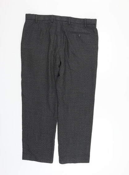 Marks and Spencer Mens Grey   Trousers  Size 38 in L25 in