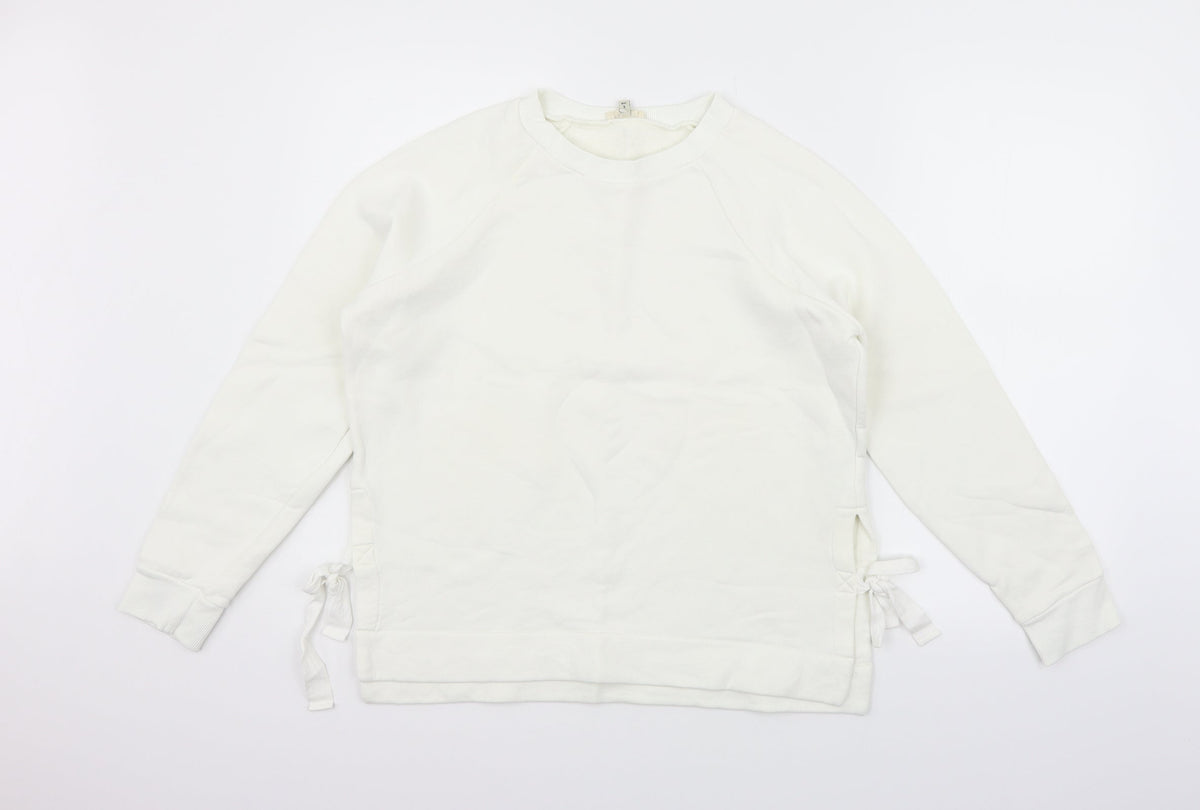 River Island Womens White   Pullover Jumper Size M