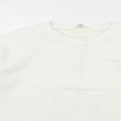 River Island Womens White   Pullover Jumper Size M