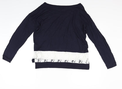 French Connection Womens Blue   Basic T-Shirt Size S