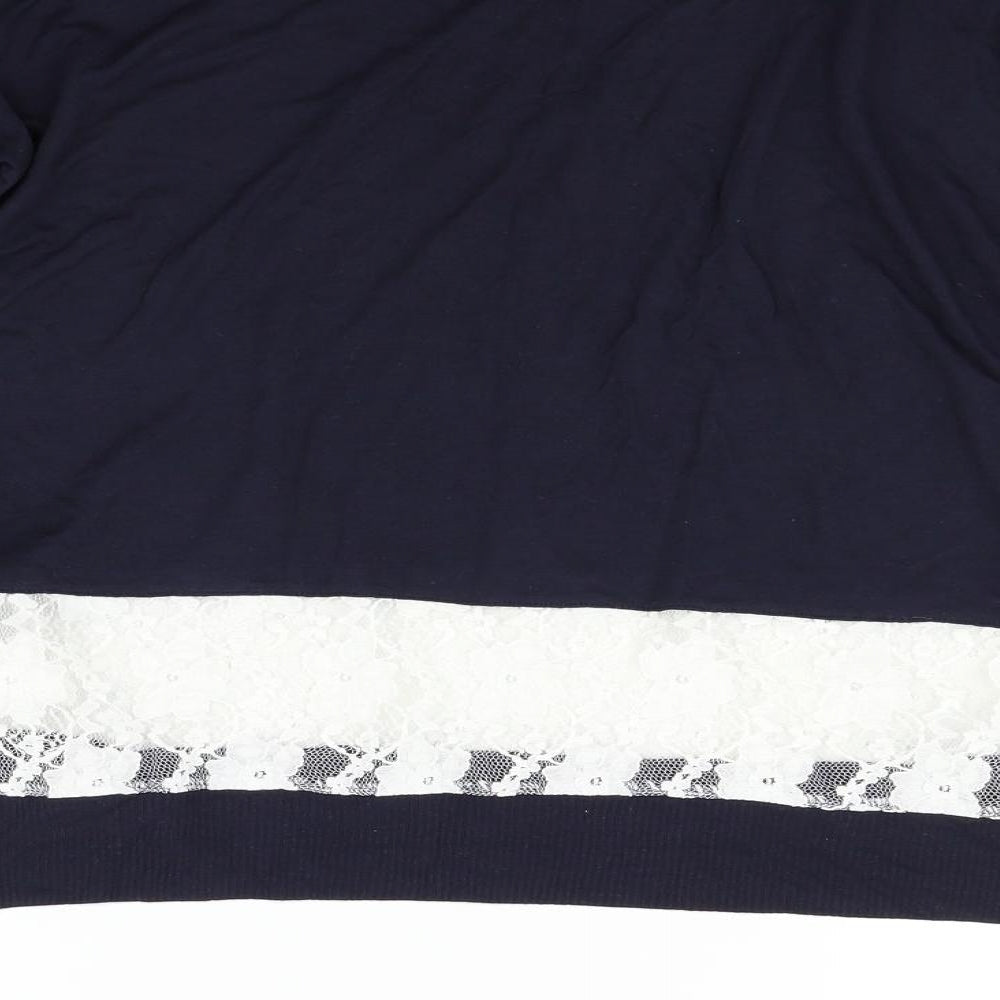 French Connection Womens Blue   Basic T-Shirt Size S