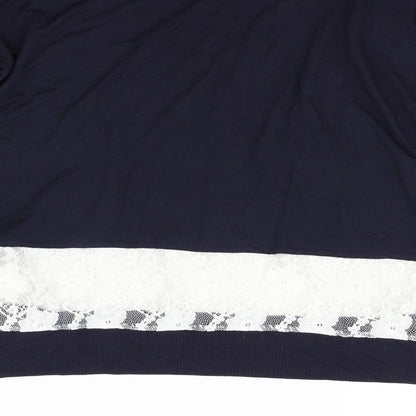 French Connection Womens Blue   Basic T-Shirt Size S