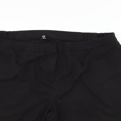 Simply Be Mens Black Houndstooth  Chino Shorts Size 26