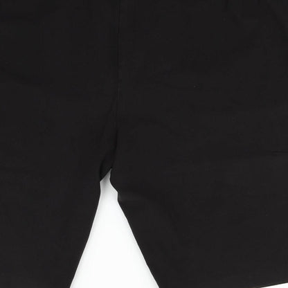 Simply Be Mens Black Houndstooth  Chino Shorts Size 26