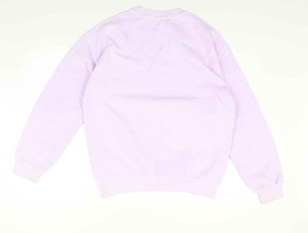Topshop Womens Purple   Pullover Jumper Size M