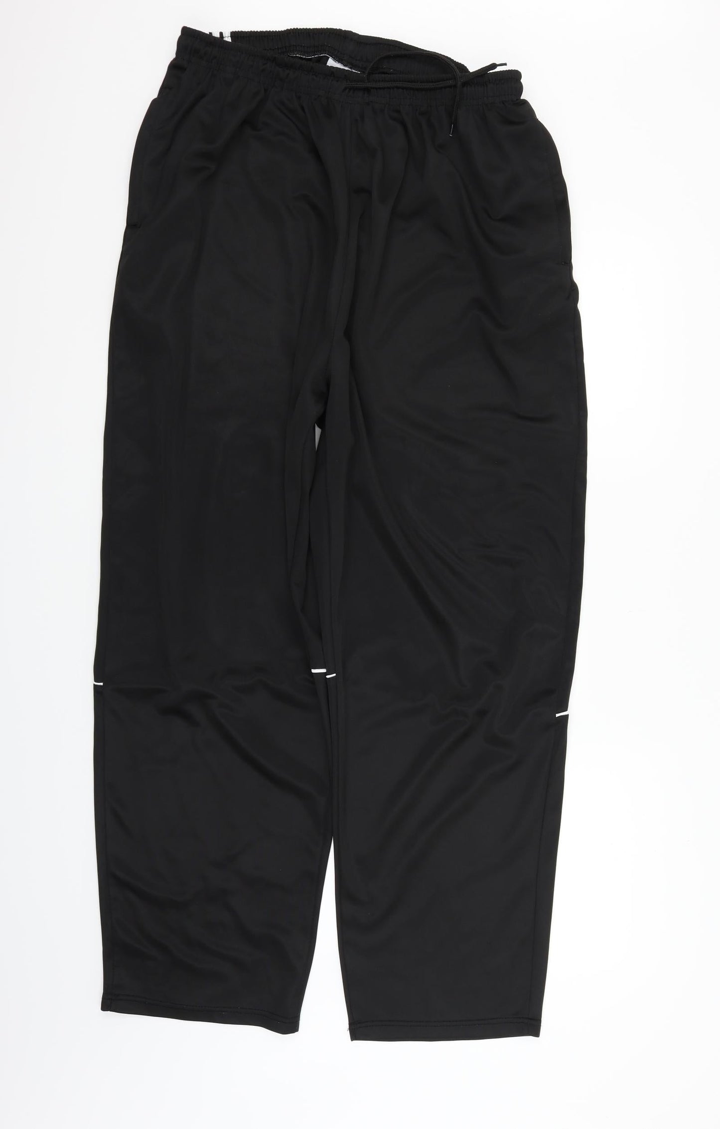 Striderr Mens Black   Jogger Trousers Size 39 in L30 in - Elastic Waist Band