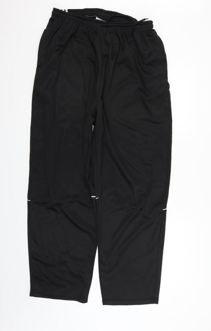 Striderr Mens Black   Jogger Trousers Size 39 in L30 in - Elastic Waist Band