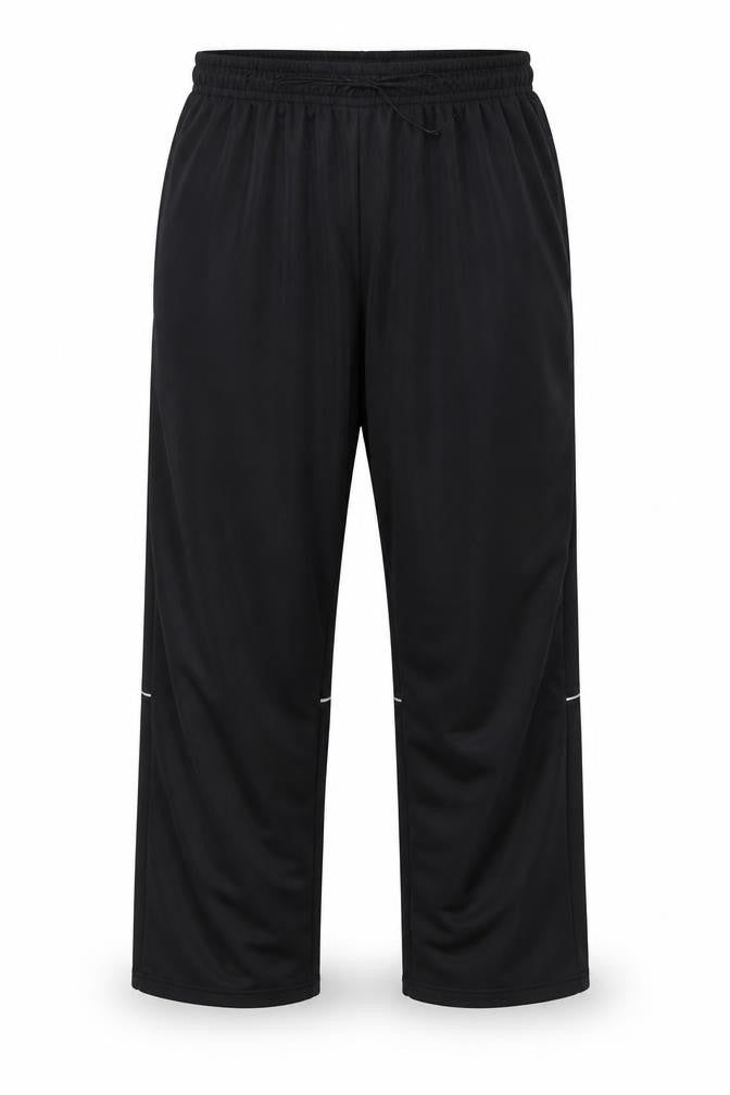 Mens UK Size 39 in Striderr Regular Fit Jogger Black Trousers