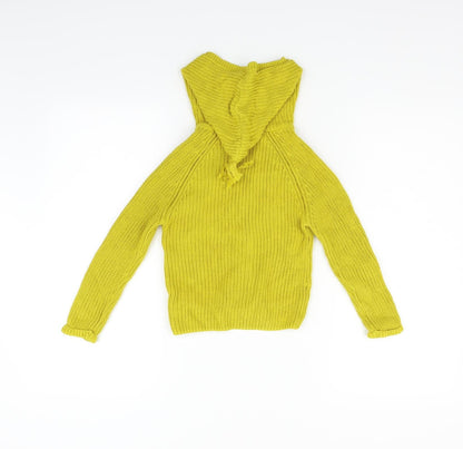NEXT Girls Yellow   Cardigan Jumper Size 12-18 Months