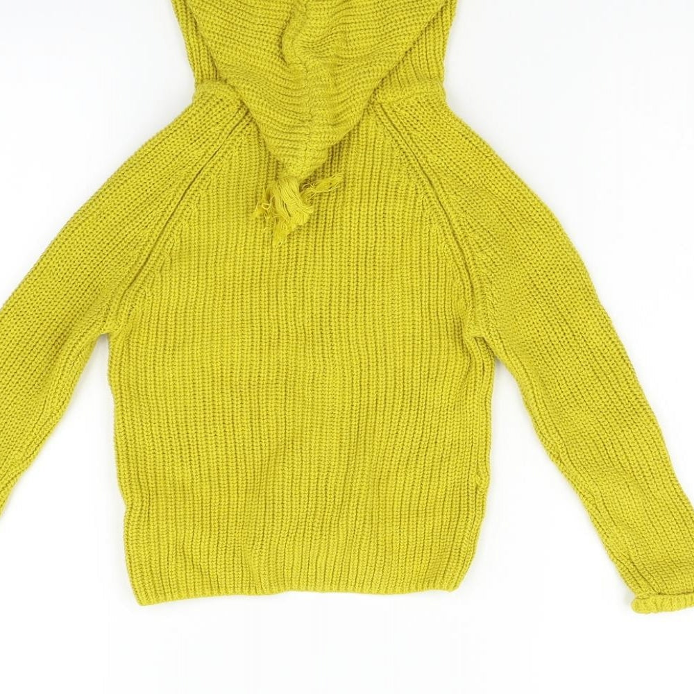 NEXT Girls Yellow   Cardigan Jumper Size 12-18 Months