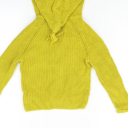 NEXT Girls Yellow   Cardigan Jumper Size 12-18 Months